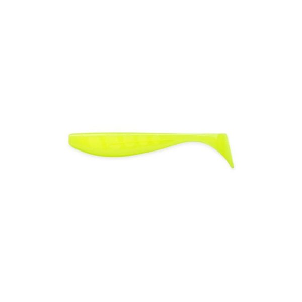 FISHUP Wizzle Shad 12,7cm (4 Stk.), #046 - Lemon Plastikköder