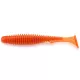 Fishup U Shad Orange Pumpkin Black 10,16cm Kunststoffköder 8 Stk.