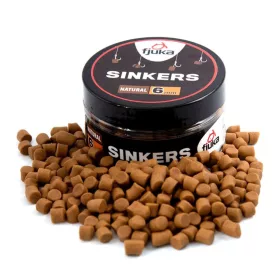 Fjuka Sinkers Natural 6mm Sinkender Hakenk&ouml;der 50gr