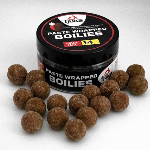 Fjuka Paste Wrapped Boilies Sinkender, Löslicher Hakenköder 14mm