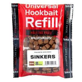   Fjuka Sinkers Mixed Colours 8mm Sinkender K&ouml;der Nachf&uuml;llpackung 50gr