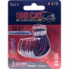 Uni Cat SX-67 Curved Point Gripper 4/0 Füles, Szakállas Egyágú Harcsázó Horog 6db