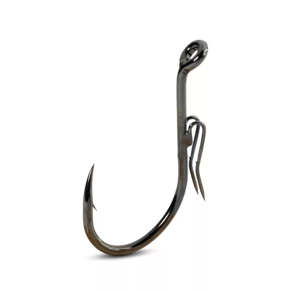 Uni Cat BTX-88 Bait Gripper 6/0 Füles, Szakállas Egyágú Harcsázó Horog 4db