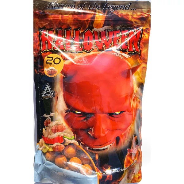 Anaconda Halloween Boilie 20mm Würzig-Süß-Seidenraupe Boilie 1kg