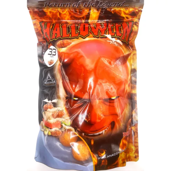 Anaconda Halloween Boilie 33mm Würzig-Süß-Seidenraupe Boilie 1kg