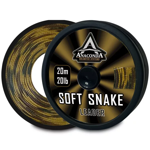 Anaconda Soft Snake Leader 30lb 20m Beschichtete Vorfachschnur