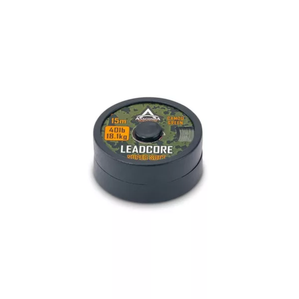Anaconda Super Weich Leadcore Grün 15m 40lb Geflochtene Vorfachschnur