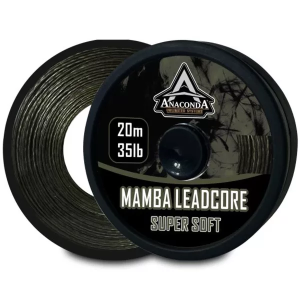 Anaconda Super Weich Mamba 20m 45lb Geflochtene Vorfachschnur