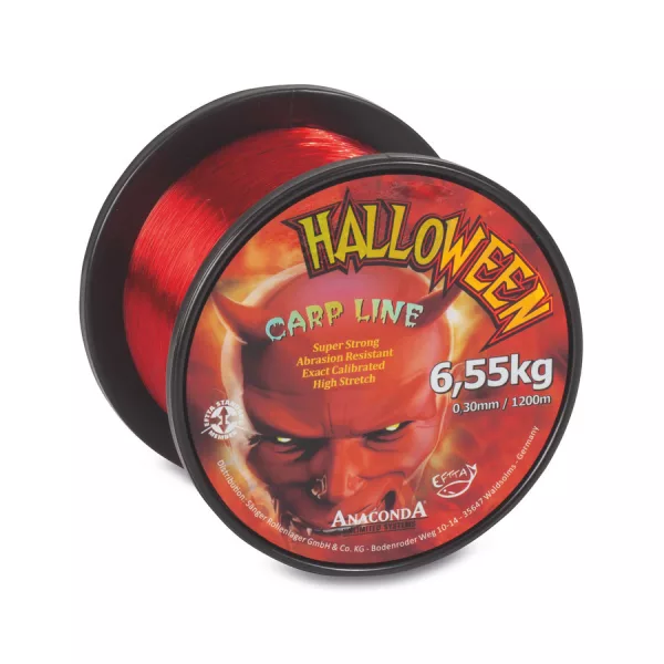 Anaconda Halloween Carp Line Rot 0,28mm 1200m Monofile Hauptschnur