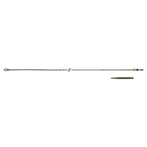 Anaconda Jungle Quick Change Leadcore Grün 60lb 80cm Vorfach 3Stk