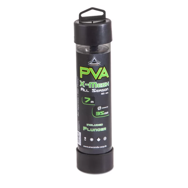 Anaconda All Season PVA X-Mesh Langsam Löslich + Füllwerkzeug 35mm PVA Netz 7m