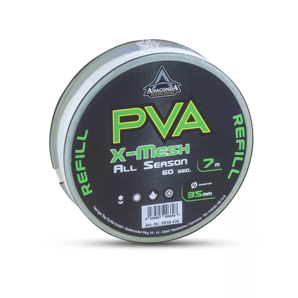 Anaconda All Season PVA X-Mesh Langsam lösliches 35mm PVA-Netz 7m