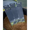 Matrix X6 Carp Pellet Rigger Band Rigs 14 15cm Füles, Szakáll Nélküli Monofil Előkötött Horog Csaligyűrűvel 8db