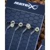 Matrix X7 Carp Method Band Rigs 12 10cm Füles, Szakáll Nélküli Monofil Előkötött Horog Csaligyűrűvel 8db