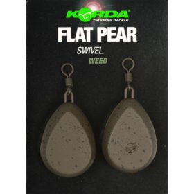 Korda Flat Pear Swivel Blister Karpfenblei 142gr 2Stk