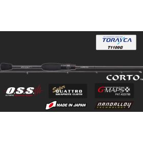   Graphiteleader Super Corto 17 GSRCS-612L-T EX Fast 1,85m 0,3-4gr 2-teilige Spinnrute