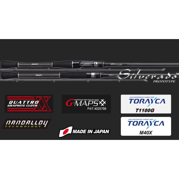 Graphiteleader Silverado Prototype 20GSILPS-792M Fast 2,36m 5-20gr 2-teilige Spinnrute