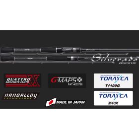   Graphiteleader Silverado Prototype 20GSILPC-762ML-HS Cast Fast 2,29m 3-15gr 2-teilige Spinnrute