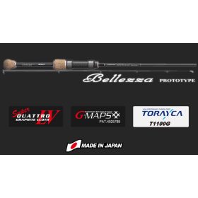   Graphiteleader Bellezza Prototype 21GBLZPS-572XUL-S Regular Fast 1,70m 0,2-2,5gr 2-teilige Spinnrute