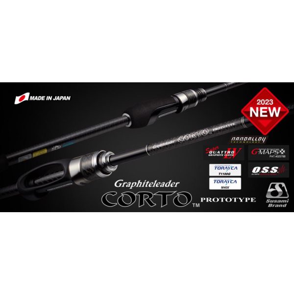 Graphiteleader Corto Prototype 23GCORPS 612L-T 1,85m Fast 3gr 2-teilige Spinnrute