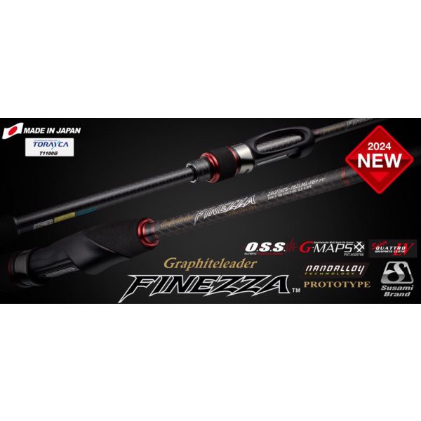 Graphiteleader Finezza Prototype 24GFINPS-782LML-HS R-Fast 2,34m 1-10gr 2-teilige Spinnrute