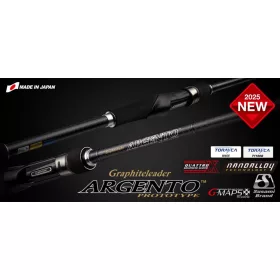   Graphiteleader Argento Prototype 25GARGPC-682MH Baitcast 2,03m R-Fast Max 120gr 2-teilige Casting Spinnrute