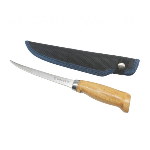 KINETIC Nordic Fillet Knife 15,24cm Wood Messer