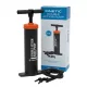 KINETIC Doppelhubpumpe 2x2L Schwarz/Orange Bootsluftpumpe