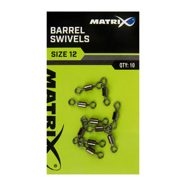 Matrix Barrel Swivels 12 Wirbel 10 Stück