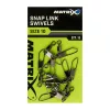 Matrix Snap Link Swivels Wirbelkarabiner 12 10 Stk.