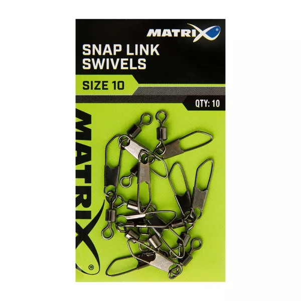 Matrix Snap Link Swivels Wirbelkarabiner 12 10 Stk.