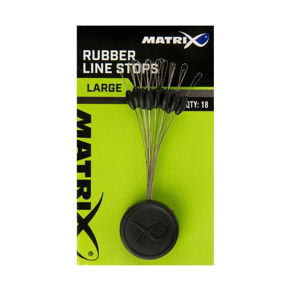Matrix Rubber Line Stops Large Gummistopper 18 Stück