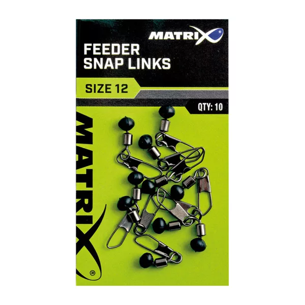 Matrix Feeder Bead Snap Links 12 Wirbel 10Stk