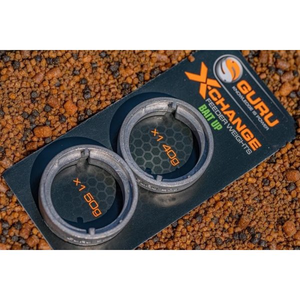 Guru X-Change Bait Up Feeder Heavy Seitenkorb Zubehör 40+50gr - Austauschbares Gewicht Set