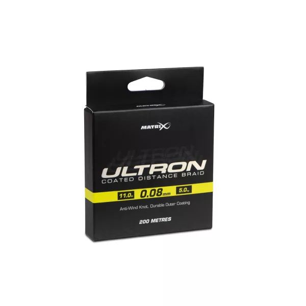 Matrix Ultron Coated Braid 0,08mm 200m Geflochtene Hauptschnur