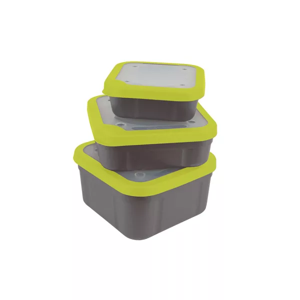 Matrix Bait Boxes Grey/Lime - 3.3pt Köderbox