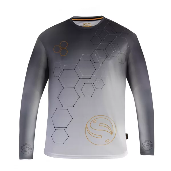 Guru Hexagon Sun Core UPF 50+ UV-Filter Langarmshirt 3XL