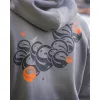 Guru Grey Circles Hoodie Kapuzenpullover M