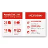 Kamado Chef 22 2022 Kamado Grill 56cm Rot