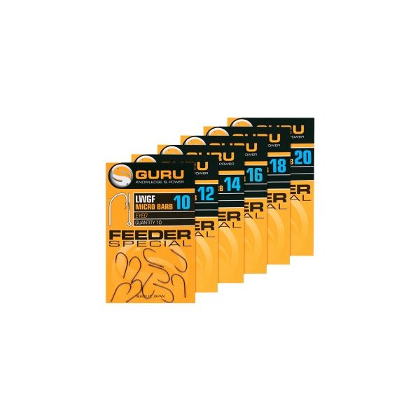 LWG Feeder Special 10 Feederhaken (mit Widerhaken/Öhr)