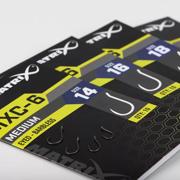 Matrix MXC-6 18 Öhrhaken, widerhakenlos 10 Stk.