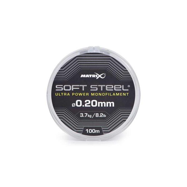 Matrix Soft Steel Ultra Power Monofilament 0,20mm 100m Monofil Hauptschnur
