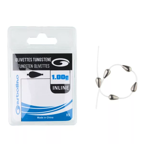 Garbolino Olivette Competition Tungsten Inline Gewicht 0,30gr 5 Stk.