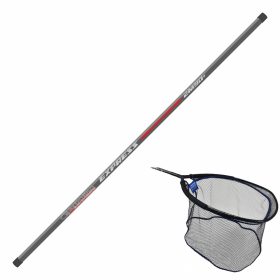   Garbolino Net Handle Express Carp Put Over Kescherstiel 2,90m und Kescherkopf Set