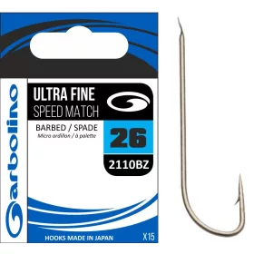 Garbolino ULTRA FINE SPEED MATCH 2110BZ - BARBED 24 Haken