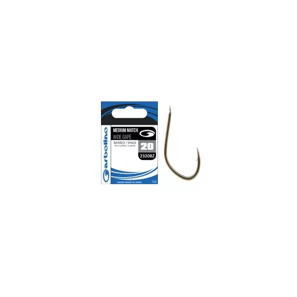 Garbolino 2320BZ Haken 14 / MEDIUM MATCH / WIDE GAPE
