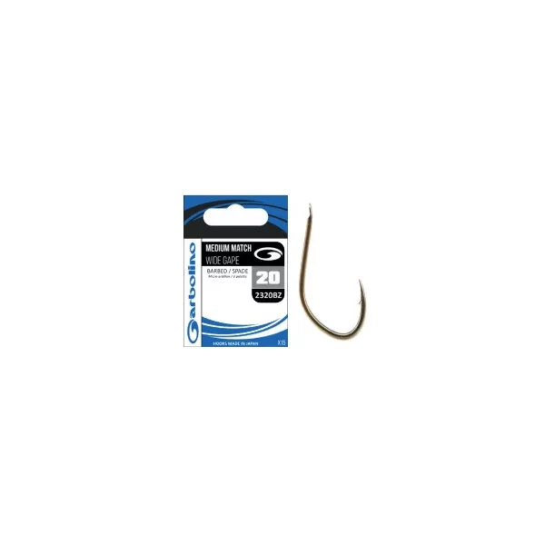 Garbolino 2320BZ Haken 16 / MEDIUM MATCH / WIDE GAPE