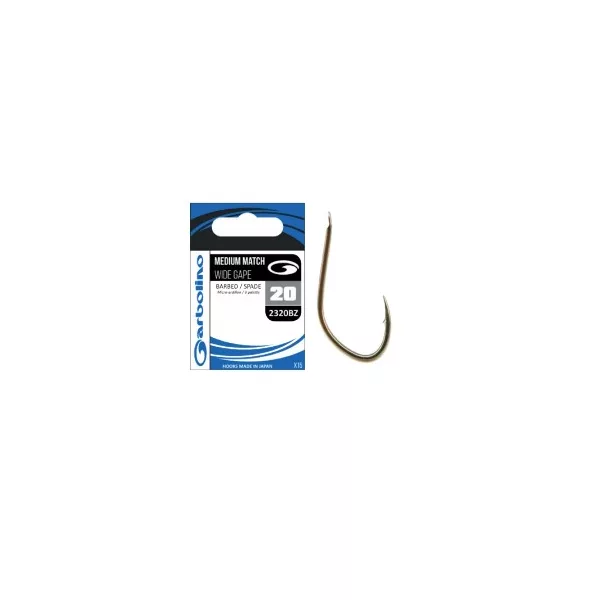 Garbolino 2320BZ Haken 18 / MEDIUM MATCH / WIDE GAPE