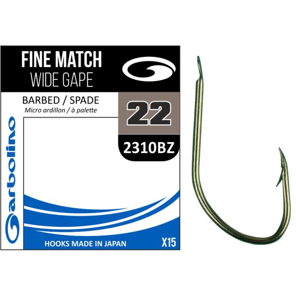 Garbolino FINE MATCH WIDE GAPE / 2310BZ 20 Haken