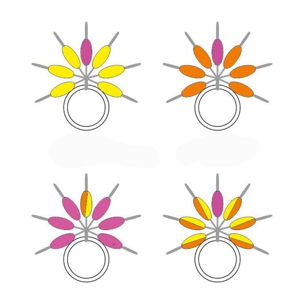 Garbolino - STREAMLINE TROPFEN SCHNUR-ANZEIGER - Kleinteile - Stopper - Forellen-Gummistopper